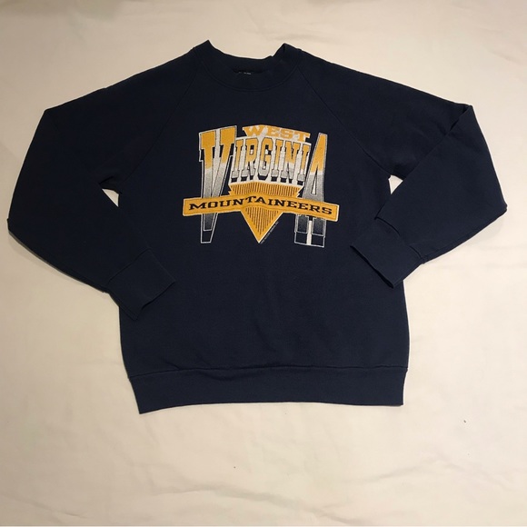 Screen Stars Other - Vintage West Virginia Mountaineers Sweater Screen Stars Men's Size Medium USA